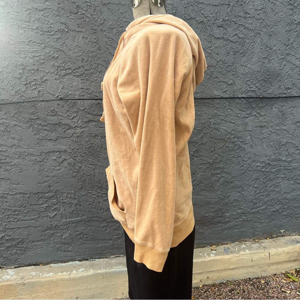 RUE21 Beige Pullover‎ Tan Fleece Hoodie Sweatshirt Size Small “honey” - Picture 5 of 11